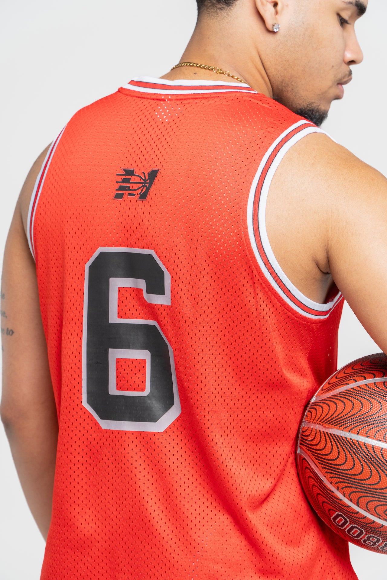 Basketball Jersey and Shorts Set, Red