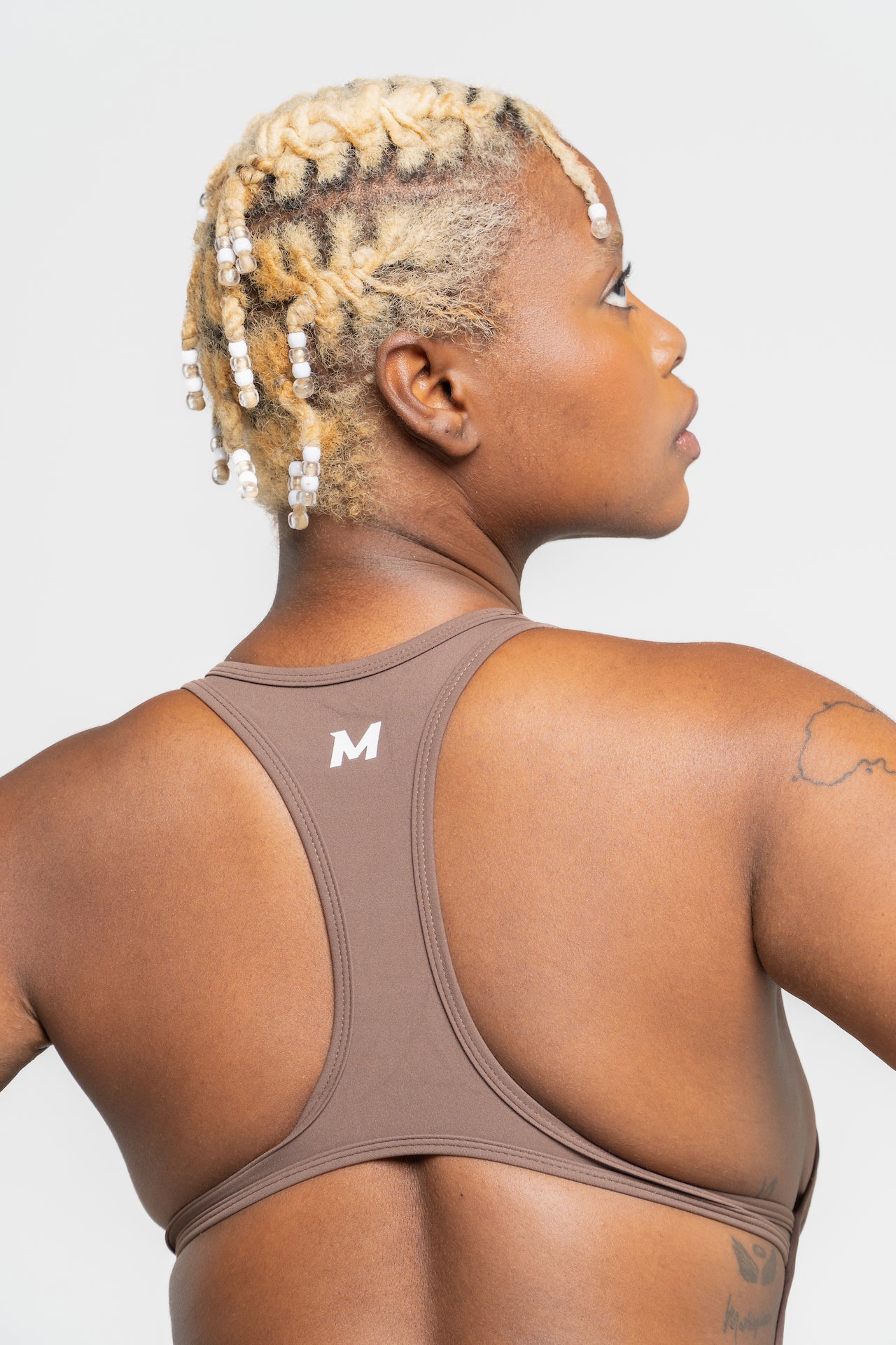 MOSSIVE Racerback Unitard, Brown, One-Piece Activewear